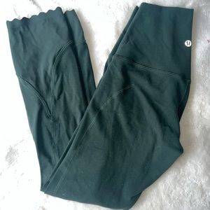 Sz 4- Lululemon Align Dark Green leggings